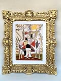 DIMENSIONS : dimensions de l'image 24 x 30 cm, taille totale avec cadre 45 x 38 cm pour une présentation murale optimale