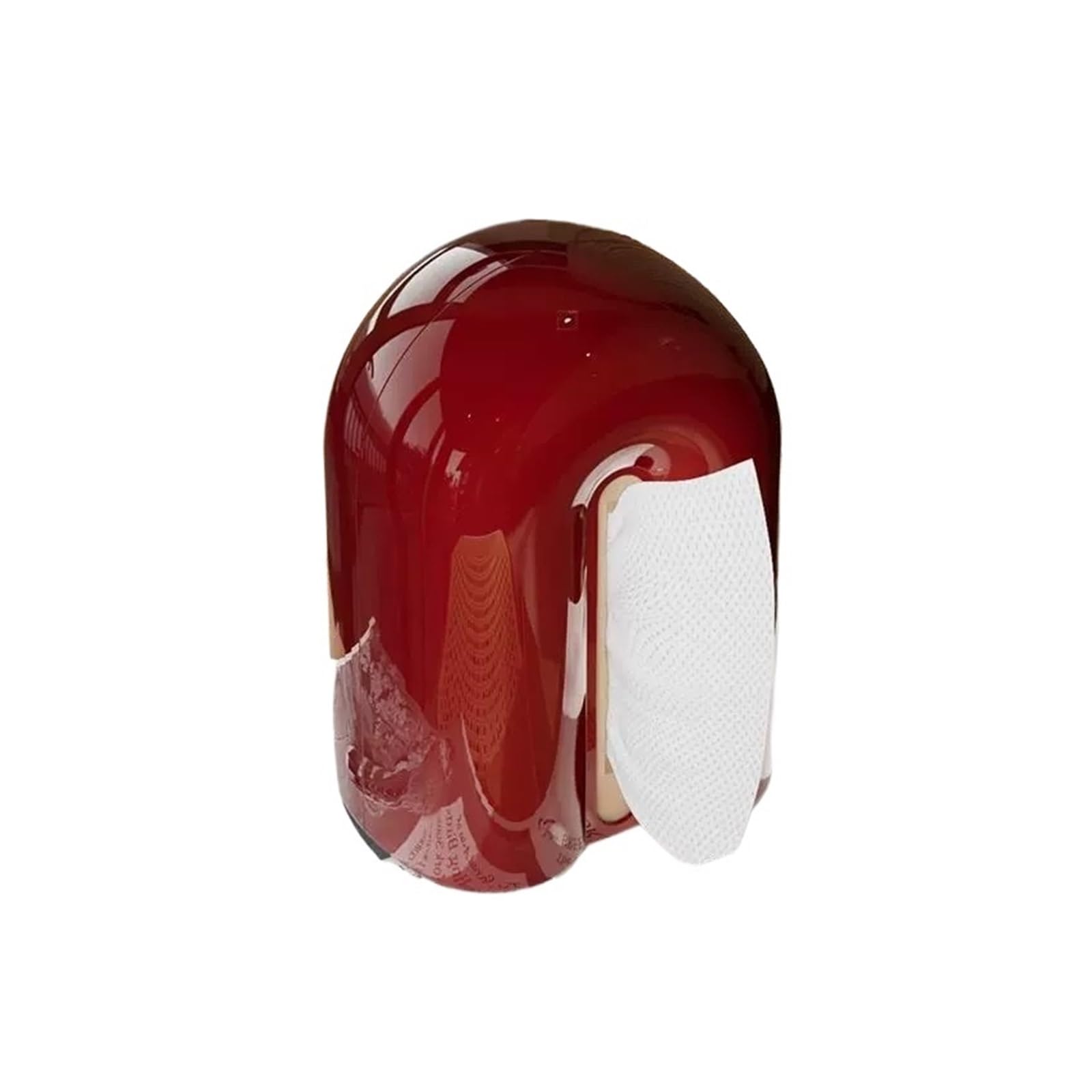 Porte-boîtes de mouchoirs vertical rouge accessoire déco
