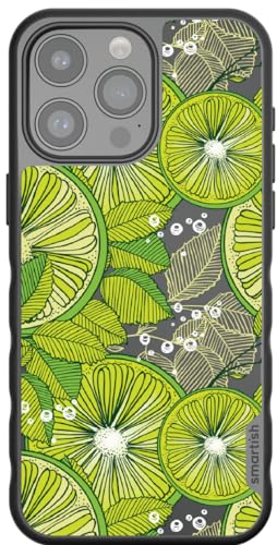 Image of Smartish - Lime Time - iPhone 15 Pro Max MagSafe Case - Gripmunk [Lightweight + Protective] Thin Cover - Fits iPhone 15 Pro Max