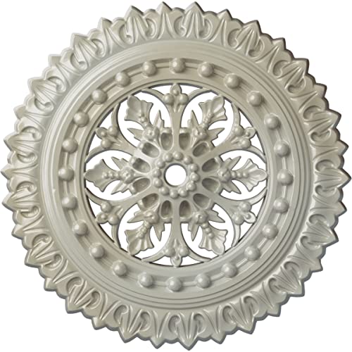 Ekena Millwork CM18SKFBS Sellek Ceiling Medallion, Flash Blue