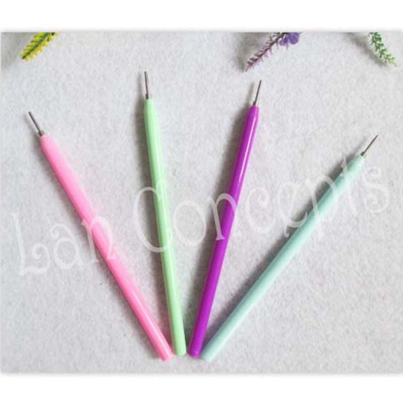 Wholesale DIY Craft Accessories Quilling Tool Quilling Slotted Pen - mixed colors 20pcs/lot