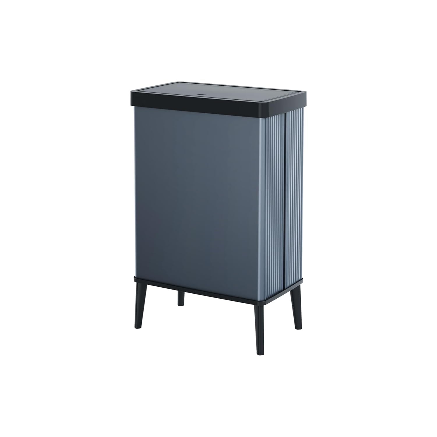 CURVER waste garbage can, for segregation, on legs, capacity 54l, Verto (Blue) — image 1