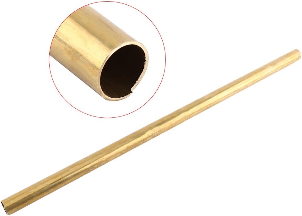 Brass Tube 6mm OD 1mm Wall Thickness 500mm Length Seamless Round Pipe Tubing for Hydraulic Pneumatic Systems Industrial Use High Precision Durable Corrosion Resistant