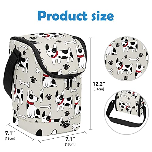 Bolsa de almuerzo dálmata impermeable con interior térmico 4