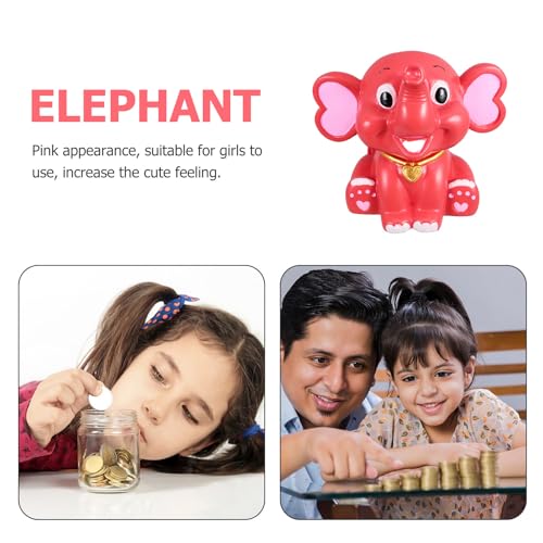 Alcancía de elefante para cumpleaños GANAZONO con base estable 4