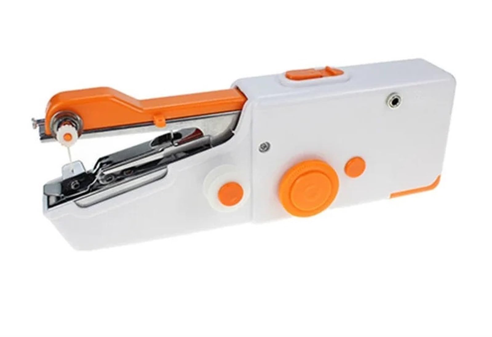 Edede Oranje Sewing Machine, Convenient Handheld Small Electric Sewing Machine Home Edition Fully Automatic Sewing Machine Mini Manual Sewing Machine(Oranje)