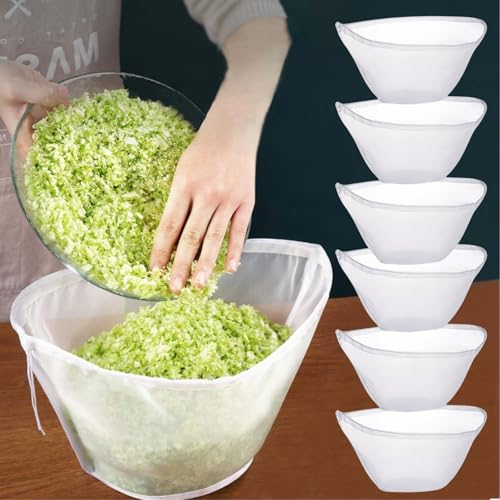 Cheese Cloths for Straining– Reusable Filter Bags Ultra-Fine Mesh Strainer