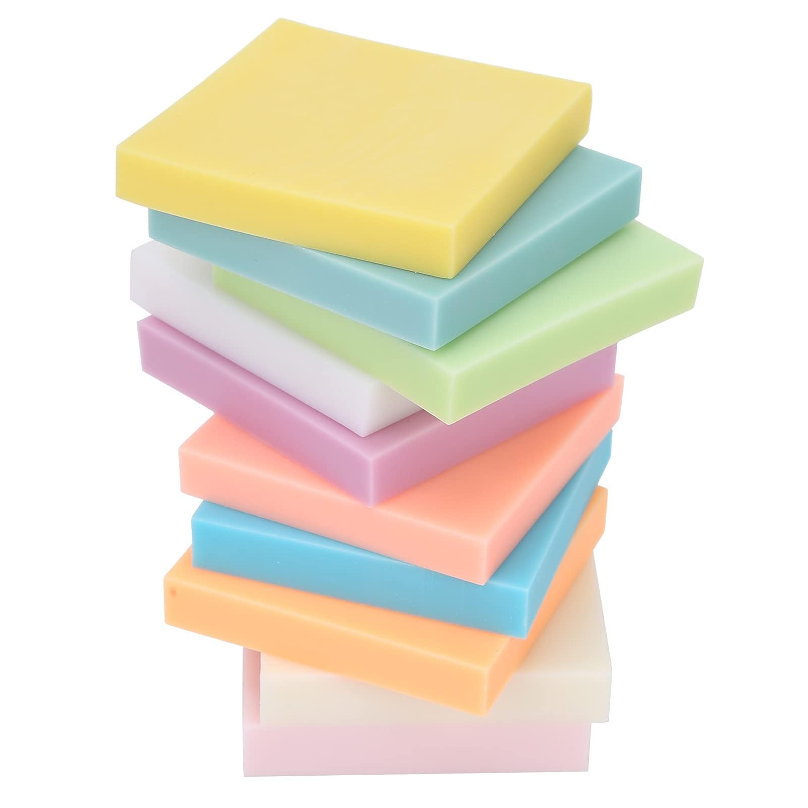 10 Pcs Rubber Carving Blocks, Rubber Stamps Stamp Carving Blocks DIY Rubber Carved Blocks Crafts Accessories Soft and Easy to Carve