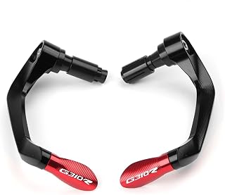 Para G310R 2017 2018 Con 15 Colores Motocicleta CNC Aluminio Manillar Puños Protector Freno Embrague Palancas(Rojo)