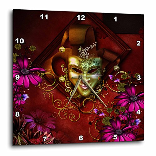 Reloj de pared redondo 3dRose 13 pulgadas