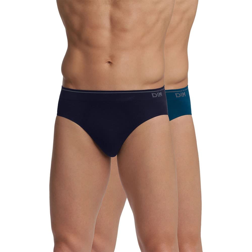 Dim Men's Seamless Cotton Brief x2