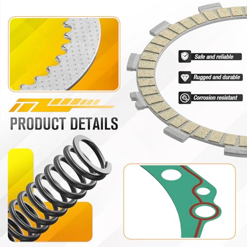 Image of 21400-40811 Clutch Friction Steel Plates Gasket Kit For Suzuki GSX-R1000 2001-2004 GSX-R1000Z 2003-2004