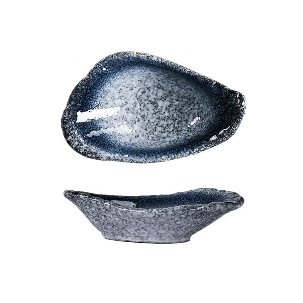 Cenz-888 Snack Dish Sauce Dishes Ceramic Barbecue Dipping Fruit Dessert Plates Kitchen Tableware