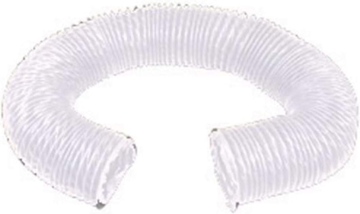 Sierra International 1164004000W 4" X 50' White Marine Blower Hose Patio, Lawn