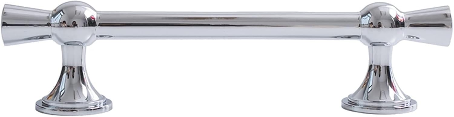 Bright Chrome Kitchen Cabinet Hardware Cupboard Handles T Bar Furniture Hardware Drawer Pulls Door Handle Kitchen Accessories 1Pcs Furniture Accessories (Color : C-4568-Knob)