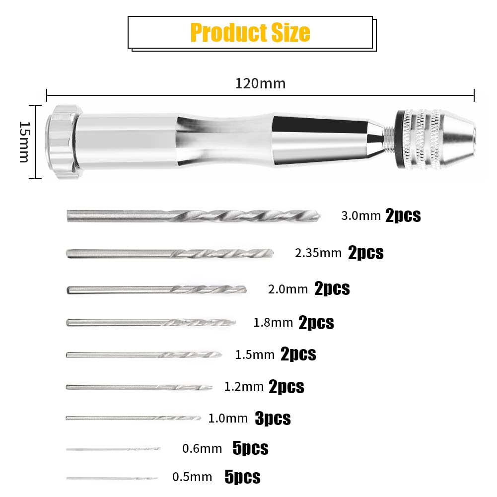 25-teiliges Micro-Bohrer-Set – 0,5 Bis 3,0 Mm, Aus HSS-Stahl, Für Präzise Arbeiten In Holz, Metall & Kunststoff
