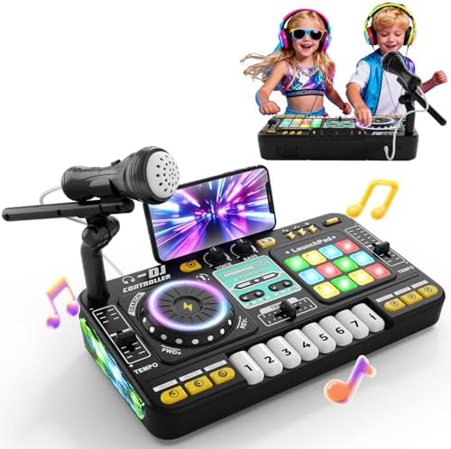 DJ Mischpult DJ Pult für Kinder 3-10 Jahre DJ Controller DJ Mixer...