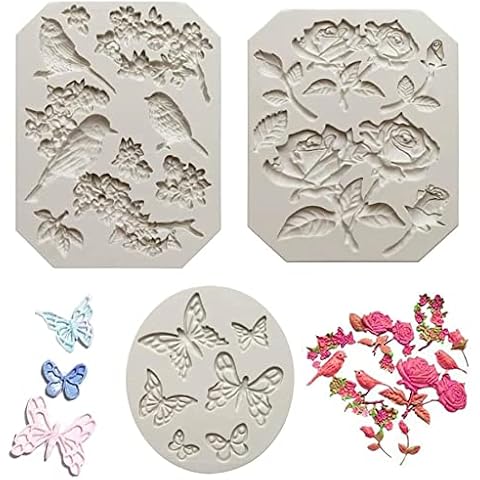 Molde de silicona para decoración de tartas Yxmohala Cover