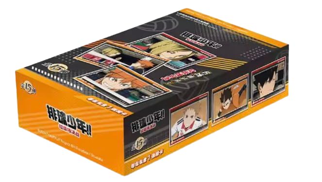 Haikyu!! | Anime Collectable Trading Card | Sealed Box | Japanese Edition | For Collectors 15+ Years | Haikyuu!! Volleyball Boy Design A