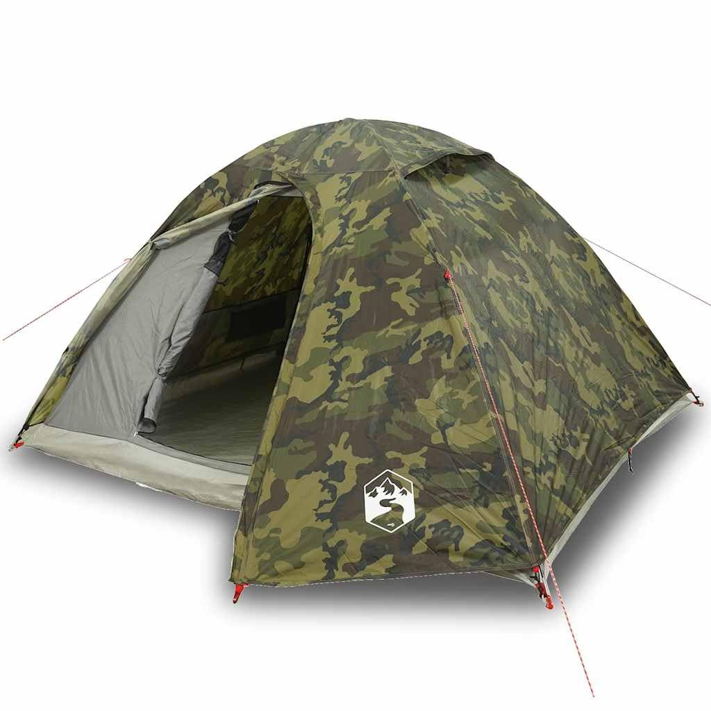 Genérico Tienda de campaña iglú para 4 Personas Impermeable Camuflaje,Deportes,Actividades al Aire Libre,Camping y Senderismo,Tiendas de campaña-4009620