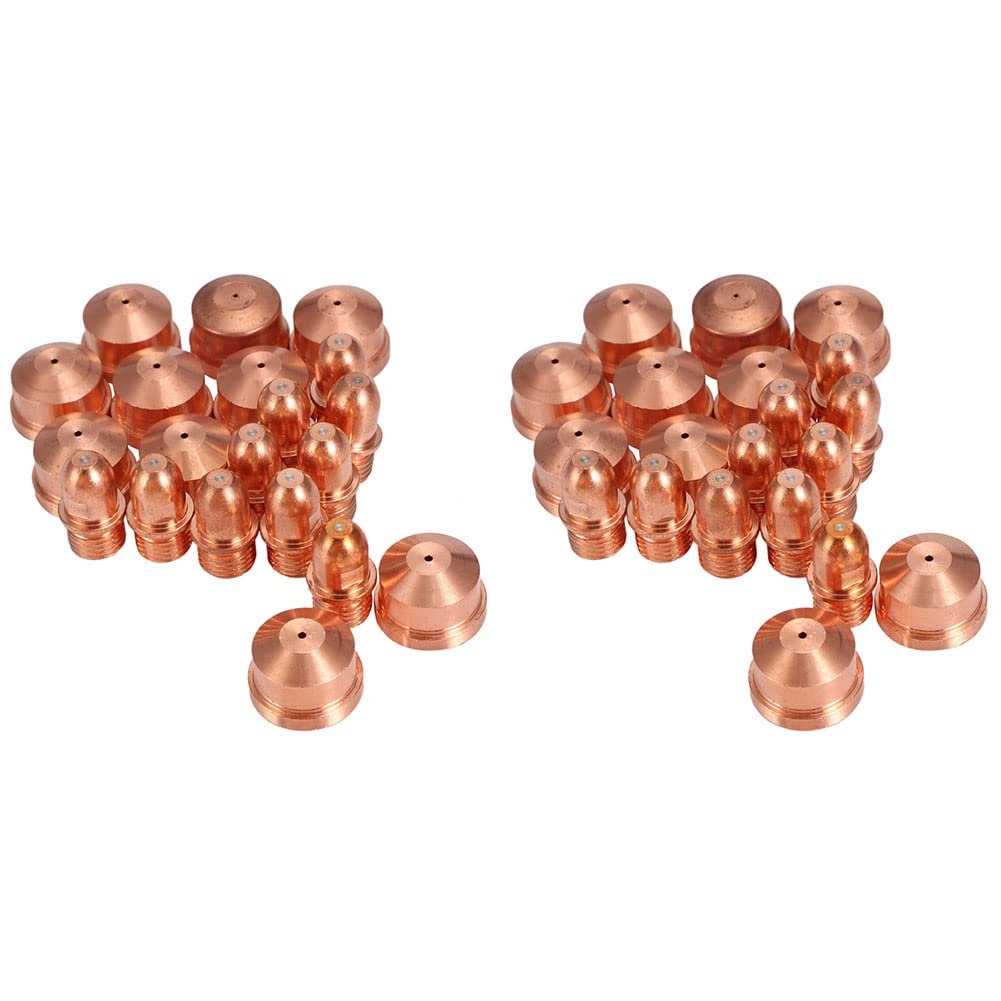 Jnchdghwa Copper Color A101/A141/P101/P141 Electrode Pr0101 20Pcs And Nozzle Pd0101 20Pcs Per Lot Plasma Cutting Consumables