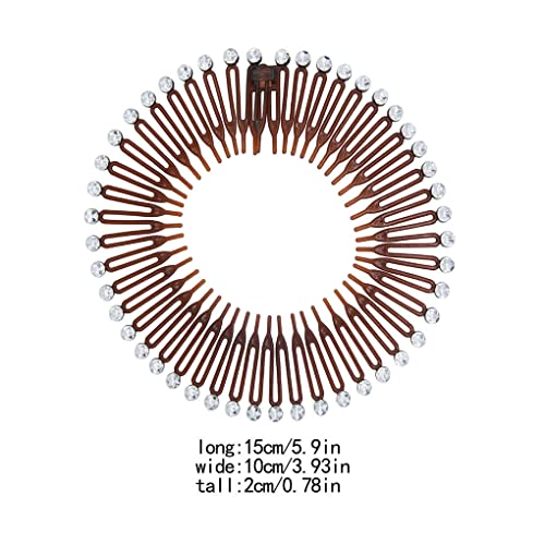 BOKIOESDE Denti circolari ad incastro con strass