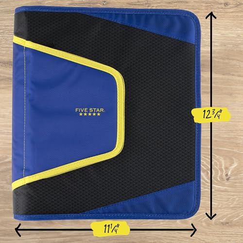 Classeur Cosmic Blast Five Star 280146J zippé de 3,8 cm avec range-documents extensible - 7