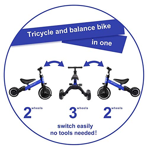 67I SLC006-001 Kids Tricycles For 1-3 Year Olds 3 In 1 Tricycle Toddler Bike thumb #2