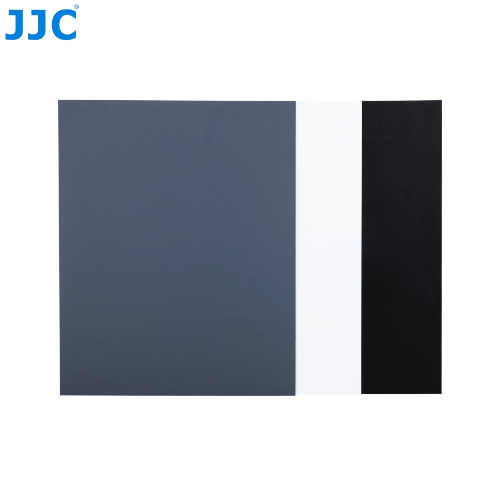 JJC GC-1II Wasserdichtes Balance-Kartenset, Grau/Weiß