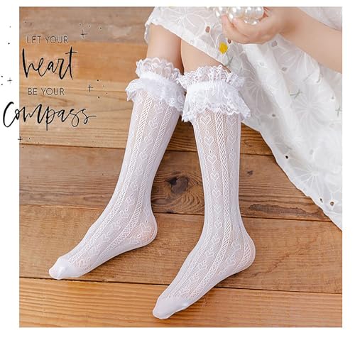 Image of 3 Pairs Womens Lace Ankle White Ruffle Frilly Dress Sexy Mesh Lace Trim Lolita Sock Lacy Ruffled Bootie Socks