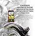 Stripebird - Original Magnetic Golf Cart Phone Holder (Black) - Cell Phone Holder Golf Cart with Neodymium N52 Magnets - Golf Caddy - Golf Cart Phone Mount for iPhone, Samsung & Others