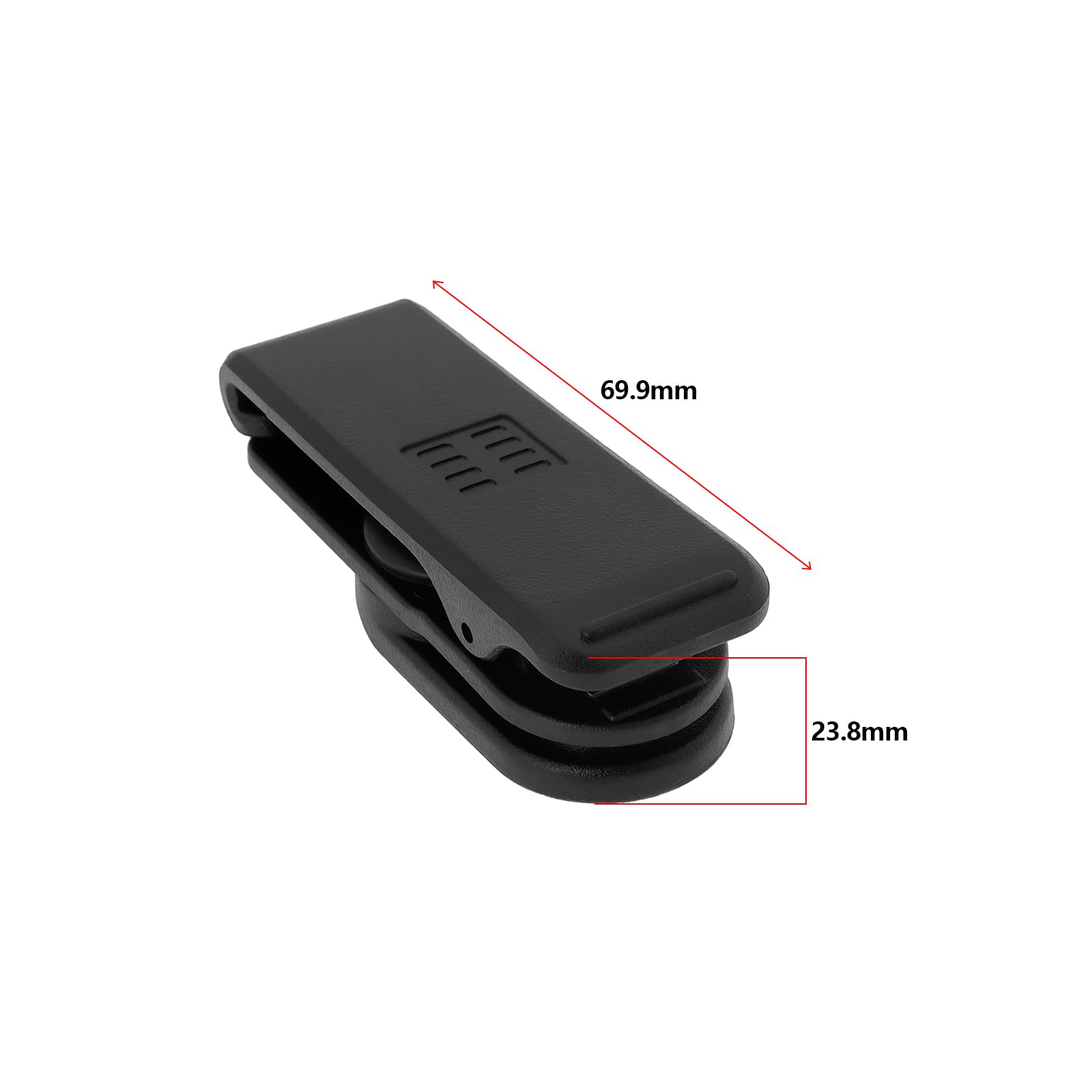 OTOTEC 1PC Intercom Swivel Belt Clip Compatible with Motorola MotoTRBO SL300 SL3500e PMLN7128A 69.9x23.8mm Radio Swivel Belt Attachment Black - Image 4