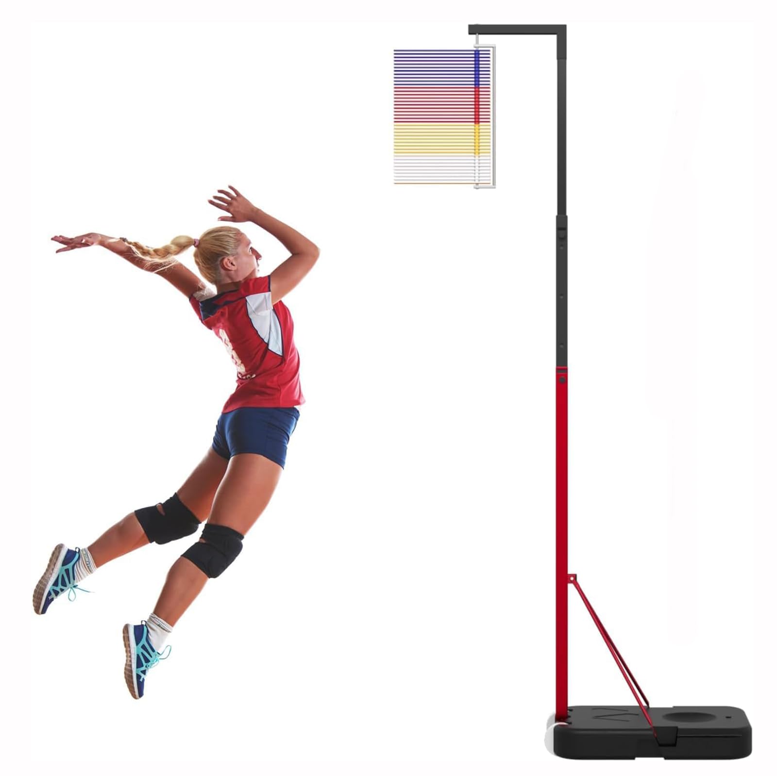 YXZQLOZ Standing Vertical Jump Tester Floor-Standing Testing Unit for Volleyball and Dunk Training; Precision Jump Measurement Tool; Fitness and Athletic Performance Aid