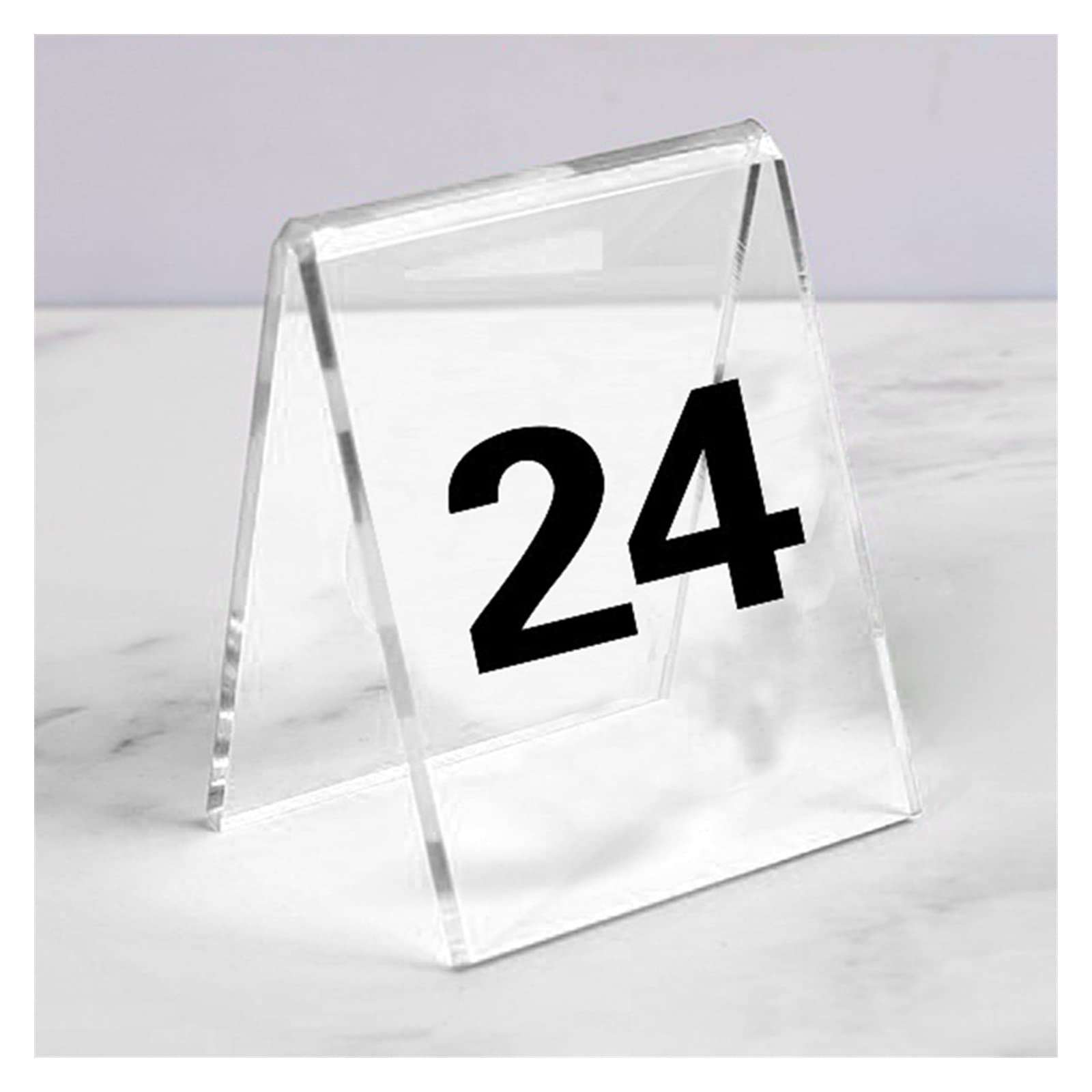 Número de asiento, Tarjetas de números de mesa, tarjeta de asiento con números, carteles de mesa estilo tienda de campaña, juego de 6 carteles de escritorio con paneles coloridos, ideal for recepcione