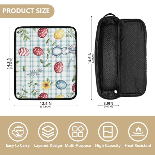 Bolso de viaje para herramientas de cabello con tapete resistente al calor miniatura 4