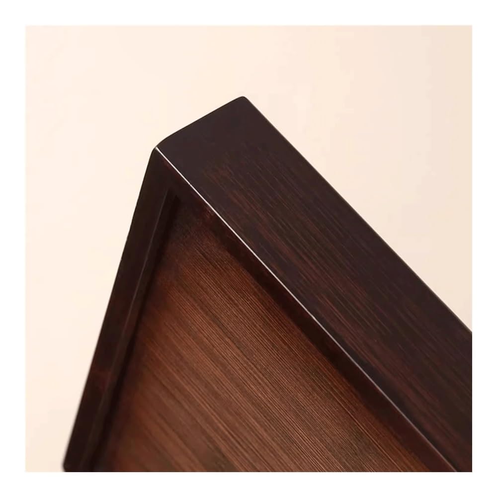 Bandeja de madera maciza de nogal para tazas de té, tabla pequeña china para servir frutas y suma tenue, accesorio de cocina para cocinar en casa y entretenimiento