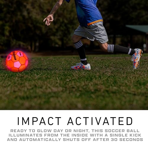 Franklin Sports Crazy Glow LED Soccer Ball