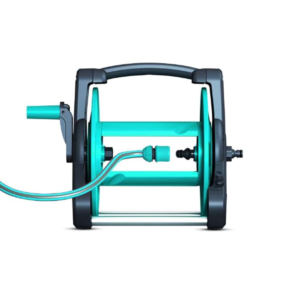 Carro portamanguera, Carro portamanguera para riego doméstico, Carrete portamanguera de jardín, Soporte portamanguera de Pared, Azul, Juego de 5m-60m (Size : New Set of 5 Metre Tubes)