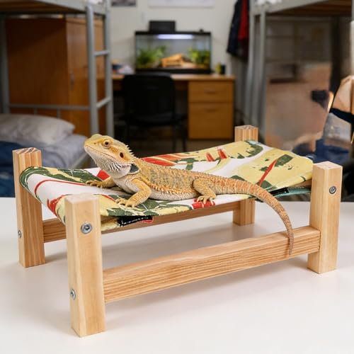 Cama de dragón barbudo accesorio hamaca para dormir en terrario de gecko 4