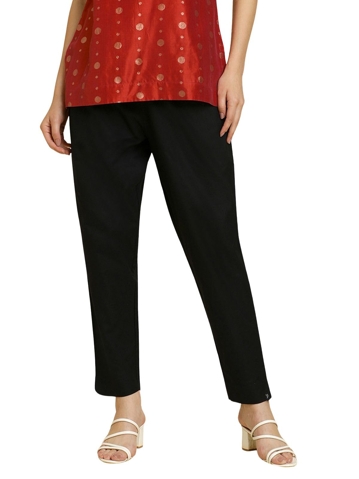 twin birds Women Cotton Straight Ethnic Pants | Kurti Casual Wear-picture-28