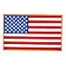 Hot Leathers American Flag Patch (5" Width x 3" Height)