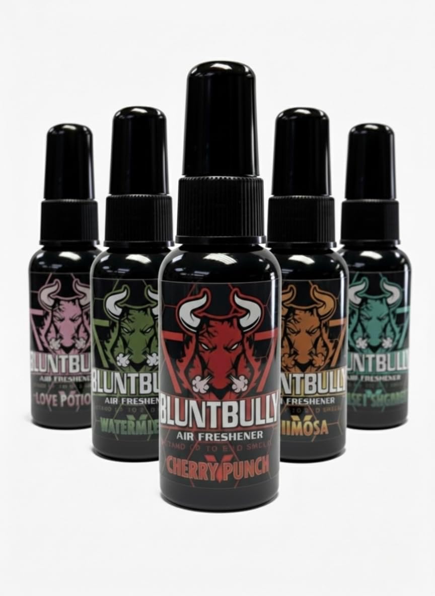 Air Freshener (Mystery Flavor Bundle) (5 Pack) Premium Oil Based Air Freshener Spray. Long-Lasting Room, Bathroom, Office & Car Scent | Eliminates Odors from Smoke, Pets & More