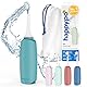 HappyPo – Po Dusche mit Aufbewahrungstasche – Optimiertes Design – Portable Bidet - sanft zur Haut – für Damen, Herren und Kinder – für Po und Intimbereich – sanft und sauber – Petrol