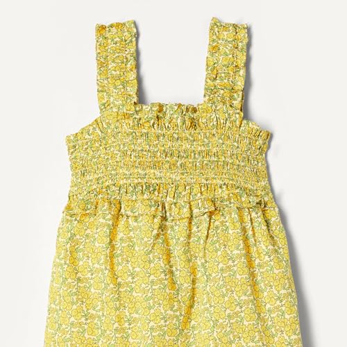 Image of Amazon Essentials Girls and Toddlers' 100% Cotton Smocked Tank Dress