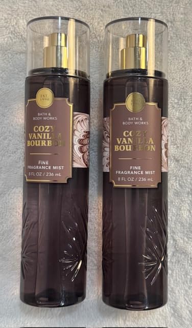 Body Care - BBWs Cozy Vanilla Bourbon Fragrance Body Mist 2-piece set (Packaging may vary)