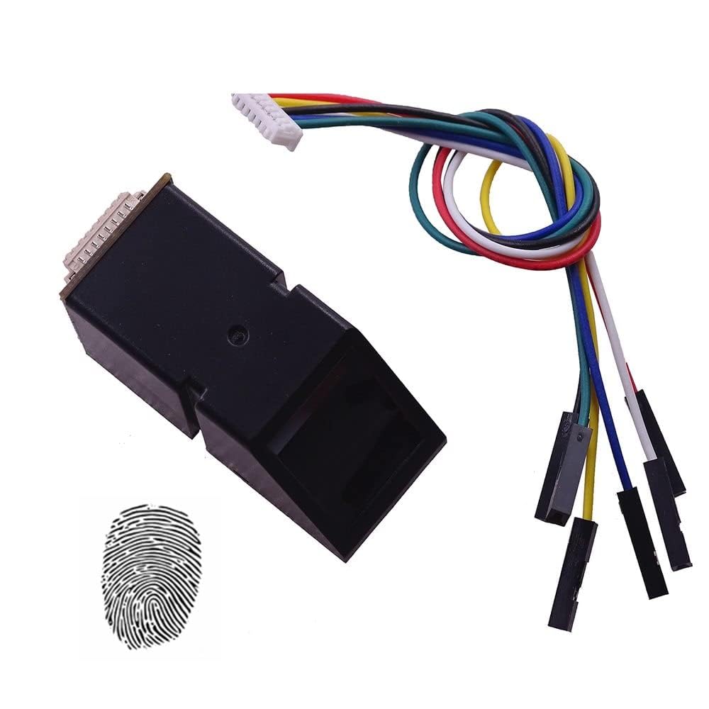 AS608 Fingerprint Reader Sensor Module Optical Fingerprint Fingerprint Module for Locks Serial Communication Interface