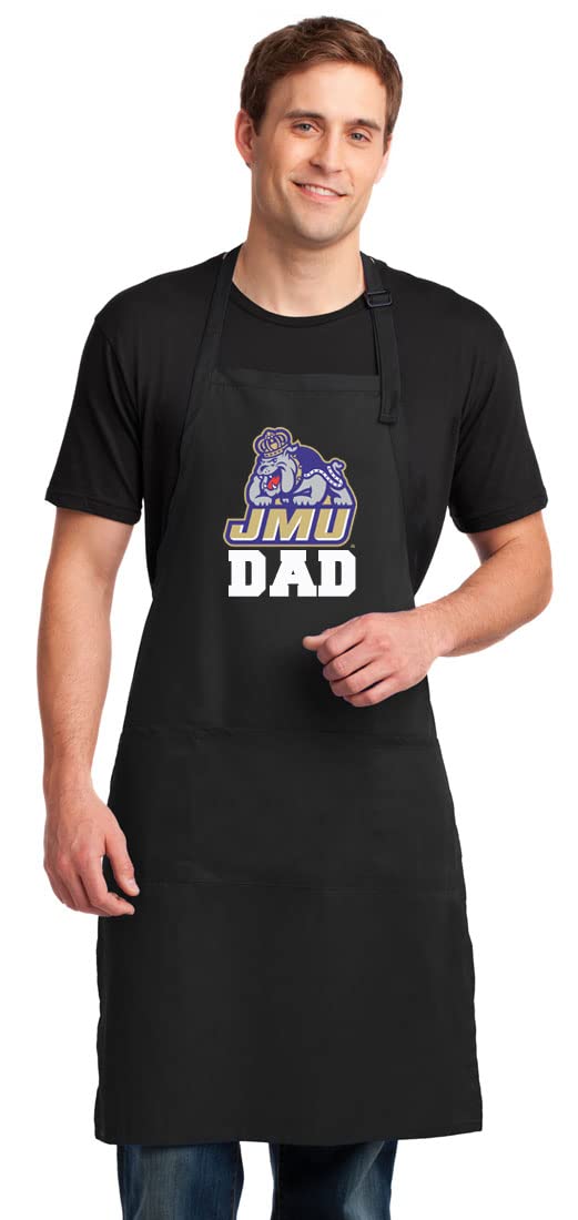 Broad Bay JMU Dad Apron LARGE SIZE JMU Father Gift For Men Man Him