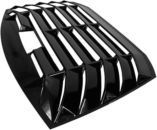 Miniatura 2 de ZR FRS - Cubierta de rejilla para ventana trasera, color negro, ABS, plástico, acrilonitrilo butadieno estireno