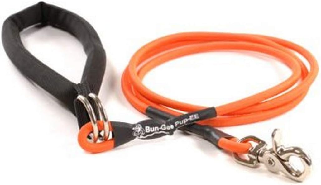 Bungee Pupee 6Feet Up to 25Pound Small Dog Leash, Red
