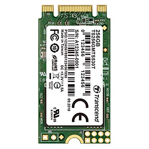 Transcend 256GB SATA III 6Gb/s MTS530T 42mm M.2 SSD TS256GMTS530T